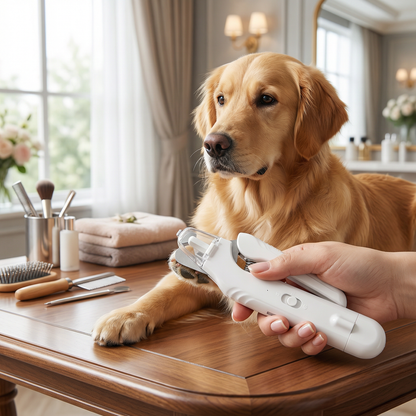 LumaClip Pro - 2-in-1 Professional Dog Nail Clipper & Grinder – Ultra-Quiet